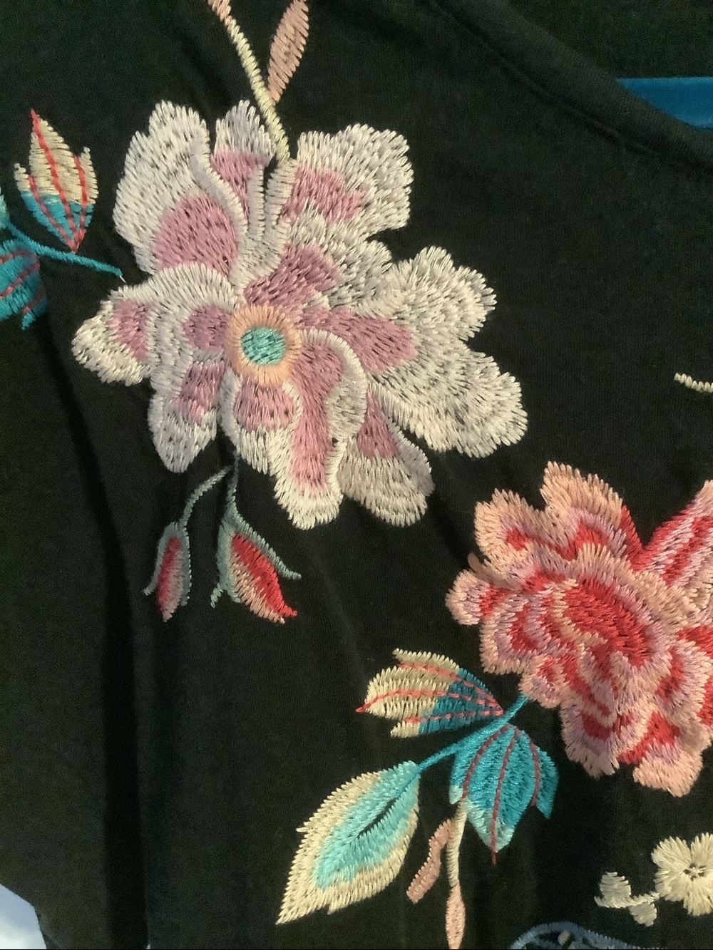 Perfect condition!  Johnny Was embroidered dreamer cotton shirt - Picture 4 of 7